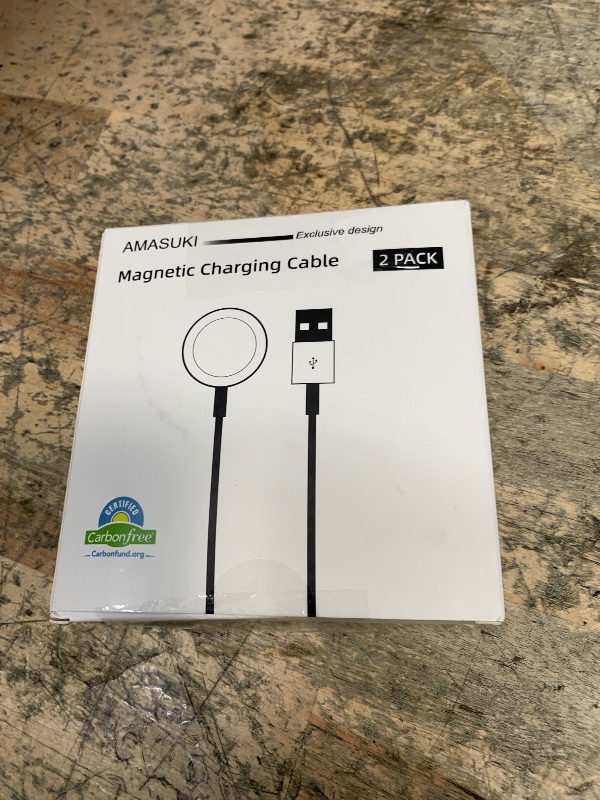 Photo 1 of 2Pack Upgraded for for Apple Watch Charger USB Magnetic Wireless Fast iWatch Charger Portable Compatible with iWatch Ultra/Series 9/8/7/6/SE/SE2/5/4/3/2/1-[3.3FT]