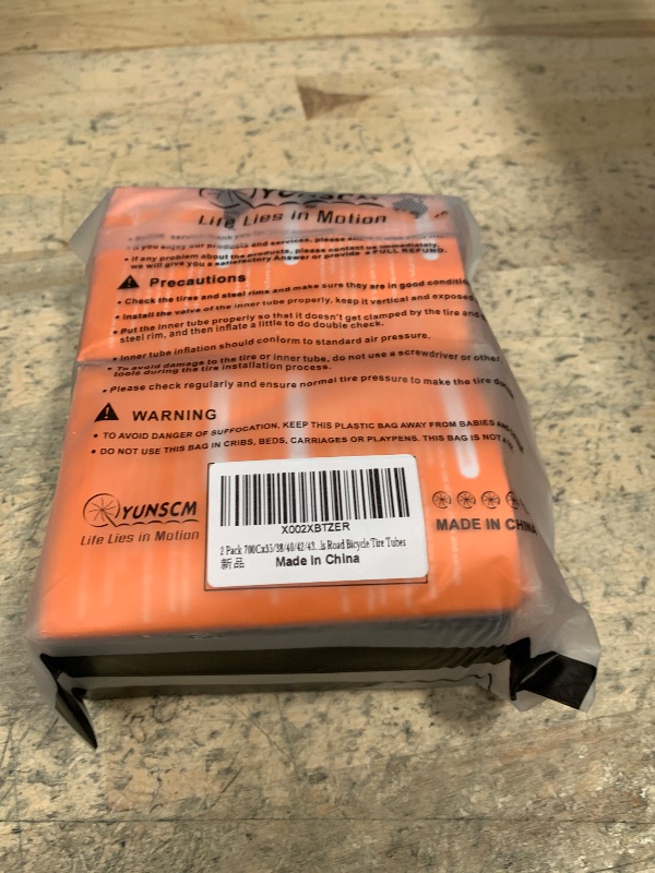 Photo 1 of 2-PCS 700x35C/38C/40C/42C/43C Bike Tubes AV48mm Schrader Valve 35/43-622 Inner Tube 700C Bicycle Tubes Compatible with 700 x 35C 700x38C 700x40C 700x42C 700x43c Bike Tire Tubes(G-145)