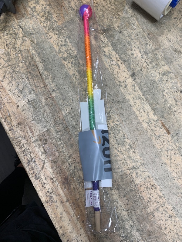 Photo 1 of Sarah's Silks Rainbow Streamer - 8' Long Twirling Ribbon Wand for Kids | Montessori and Waldorf Toys