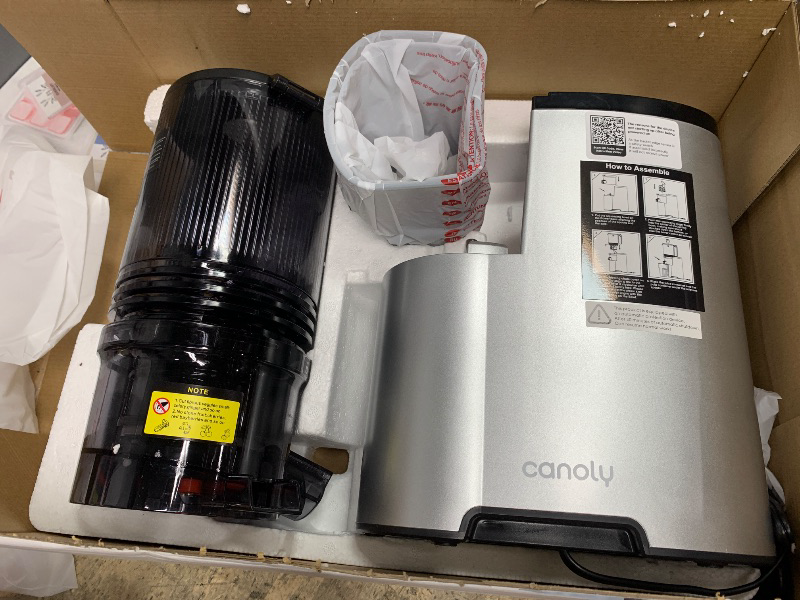 Photo 1 of (See images) Cold Press Juicer, 5.8" Wide Feed Chute Juice Extractor Machine with 400W, High Juice Yield, Slow Masticating Juicer