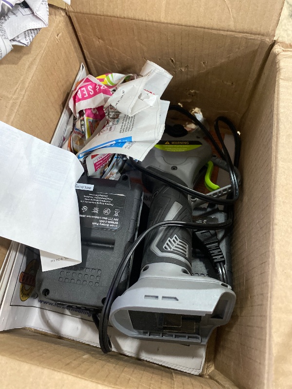 Photo 1 of **Appears A TLE RUSTED**ALSO MISSING PARTS**
2 In 1 Pole Pruning Shears Cordless (2025 Upgraded), Electric Pruning Shears with LCD Display, 30mm Cutting Diameter Pole Pruners for Tree Trimming, with 2 Pack 2.0Ah Batteries and Goggles