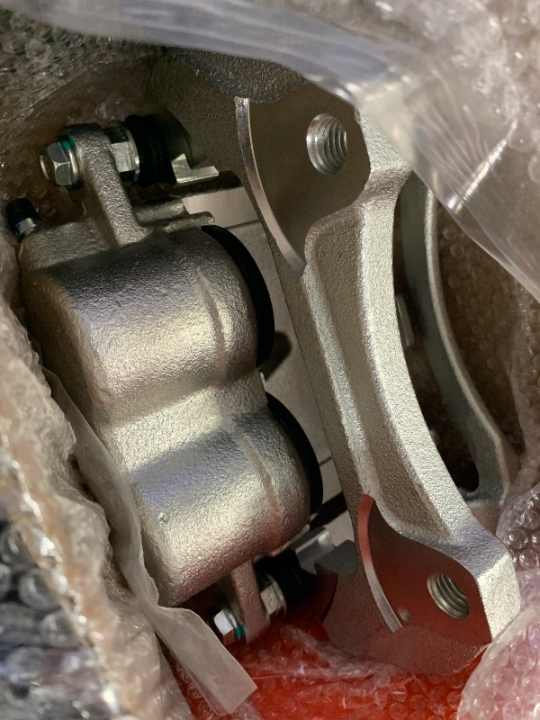 Photo 1 of A-Premium Disc Brake Caliper Assembly with Bracket Compatible with Select Cadillac Models - CTS 2008-2014 3.6L, CTS 2010-2014 3.0L - Front Driver and Passenger Side, 2-PC Set