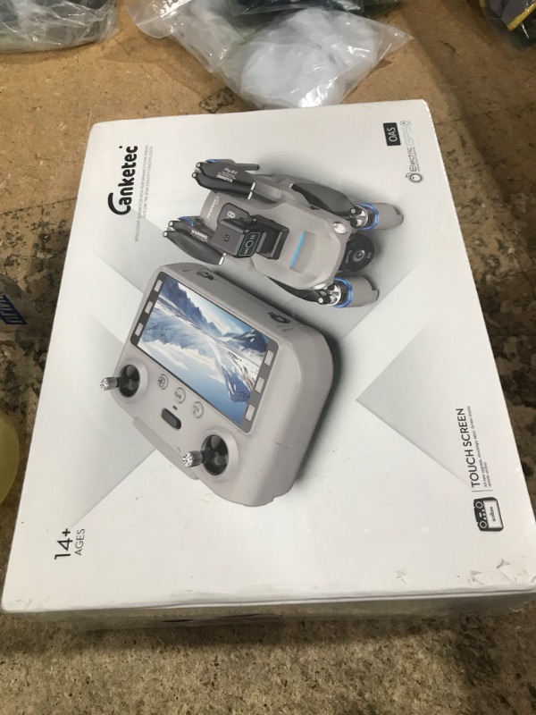 Photo 1 of *** FACTORY SEALED **Drone with 4K UHD Camera for Adults,GPS RC Drone Brushless Motor,Upgraded Tablet Screen,Gimbal EIS, Smart FPV Foldable Quadcopter for Beginners, Auto Return, Follow Me, Waypoints, 60 Mins Flight Time,Gift, with Obstacle Avoidance