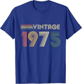 Photo 1 of Vintage 1975, 1975 Birthday, 1975 T-Shirt SIZE: S