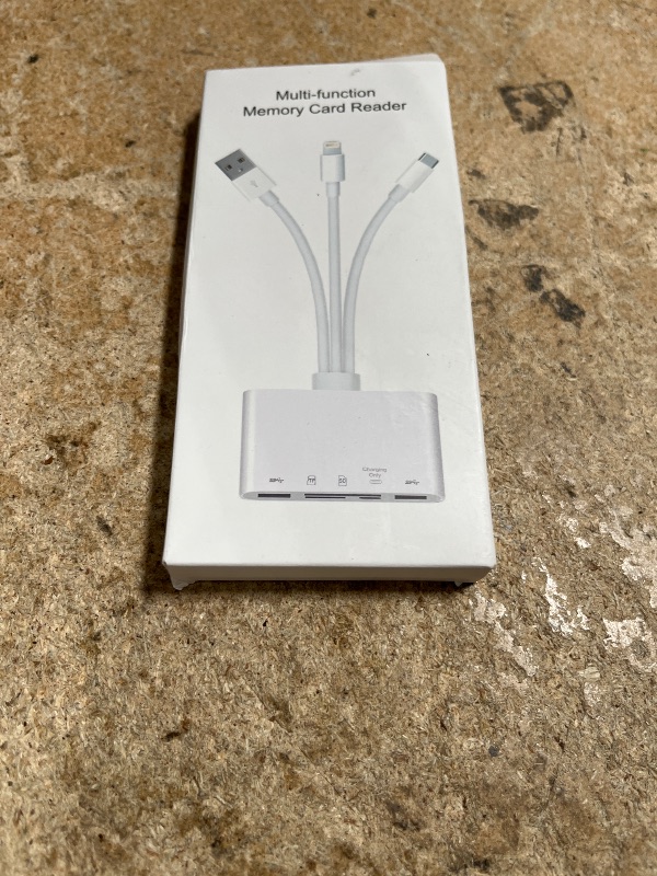 Photo 1 of 5-in-1 Memory Card Reader, USB OTG Adapter & SD Card Reader for i-Phone/i-Pad, USB C and USB A Devices with Micro SD & SD Card Slots, Supports SD/Micro SD/SDHC/SDXC/MMC