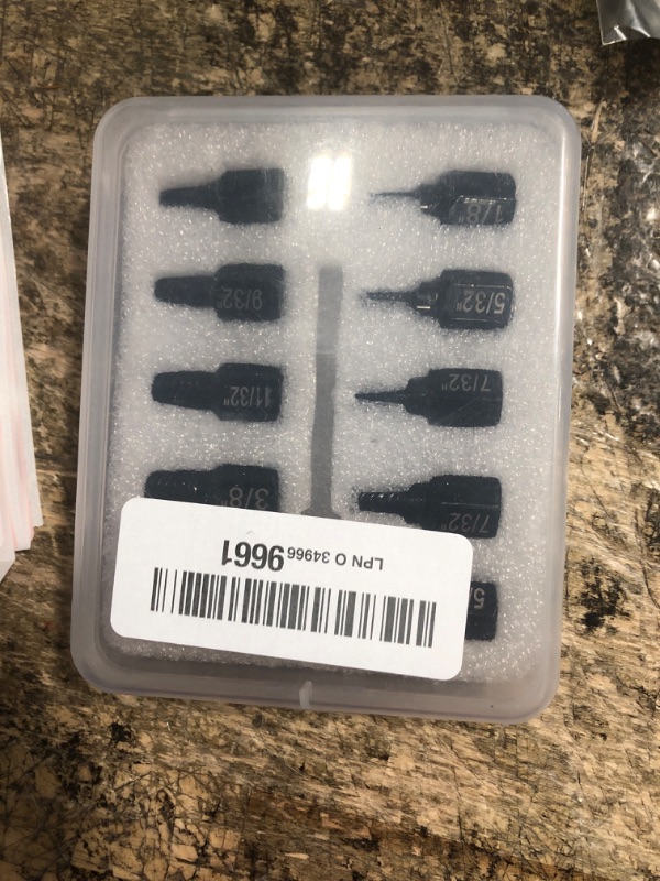 Photo 1 of 10Pcs Screw Extractor Set, Easy Out Bolt Extractor Kit, Single-Head Screw Extractor, Drive Hex Head Bolt Remover Kit Tool for Removing Stripped, Broken Rusted Bolts Screws