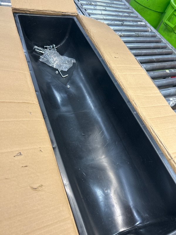 Photo 1 of **PARTS ONLY***BUYYAH 11 Gallon Automatic Water Trough, Horse Drinking Water Tank with Adjustable Stand, Automatic Water Dispenser with Float Valve, Easy to Assemble, Feeding Goat, Sheep, Horse, Chicken in Farm