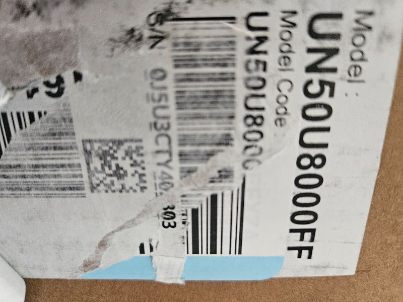 Photo 1 of ** BROKEN SCREEN, FINAL SALE **  Samsung 50-Inch Class Crystal UHD U8000F 4K Smart TV (2025 Model) Endless Free Content, Crystal Processor 4K, MetalStream Design, Knox Security, Alexa Built-in