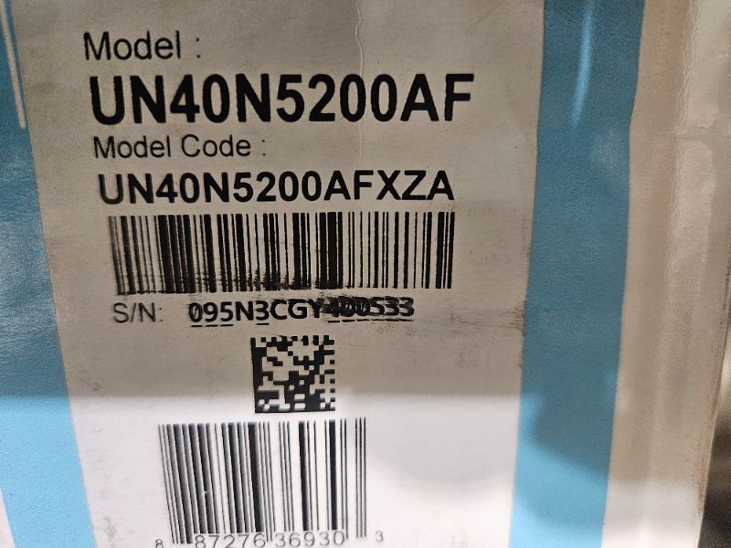 Photo 1 of ** BROKEN SCREEN, FINAL SALE **  SAMSUNG 40-inch Class LED Smart FHD TV 1080P (UN40N5200AFXZA, 2019 Model)