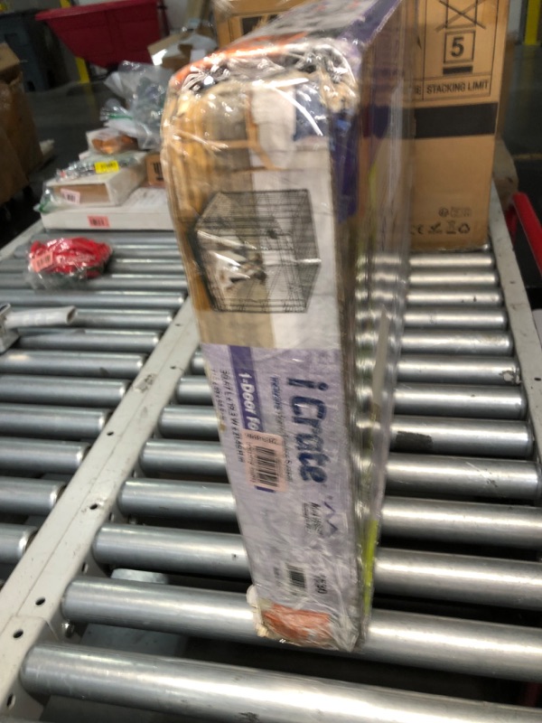 Photo 1 of ***DAMAGED - BENT - SEE PICTURES***
MidWest Homes for Pets Newly Enhanced Single & Double Door iCrate Dog Crate, Includes Leak-Proof Pan, Floor Protecting Feet, Divider Panel & New Patented Features