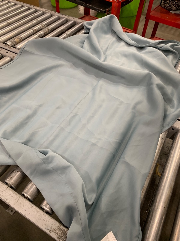 Photo 1 of **** ONLY ONE*****SHINELAND Light Blue Coastal Room Decor Curtains for Dorm,Sky Blue Beachy Home Decor Grandmillennial Grand Millenial Curtains for Living Room Nursery Girl Bedroom 84 Inch Length