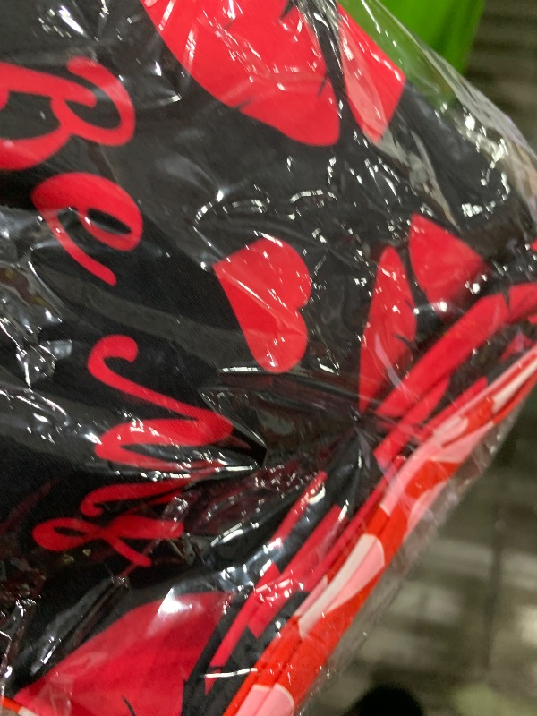 Photo 1 of 2pcs Valentine's Day Dog Bandanas, 2 Styles Universal Size Dog Scarf Bibs Triangle Romantic Holiday Dog Costume for Small, Medium, Large Dog Cat (Love Heart, Black Lip)