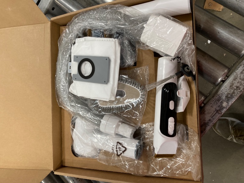 Photo 1 of **BOX CONTAINS THE ACCESSORIES ONLY NO VACUMM** Teendow D20S Max+ Robot Vacuum and Mop, Specifically Handling Pet Hair Design, 6000Pa Max Suction, with Self-Empty Dock, 10 Weeks Hands-Free Cleaning, PreciSense LiDAR Navigation, App & Voice Control
