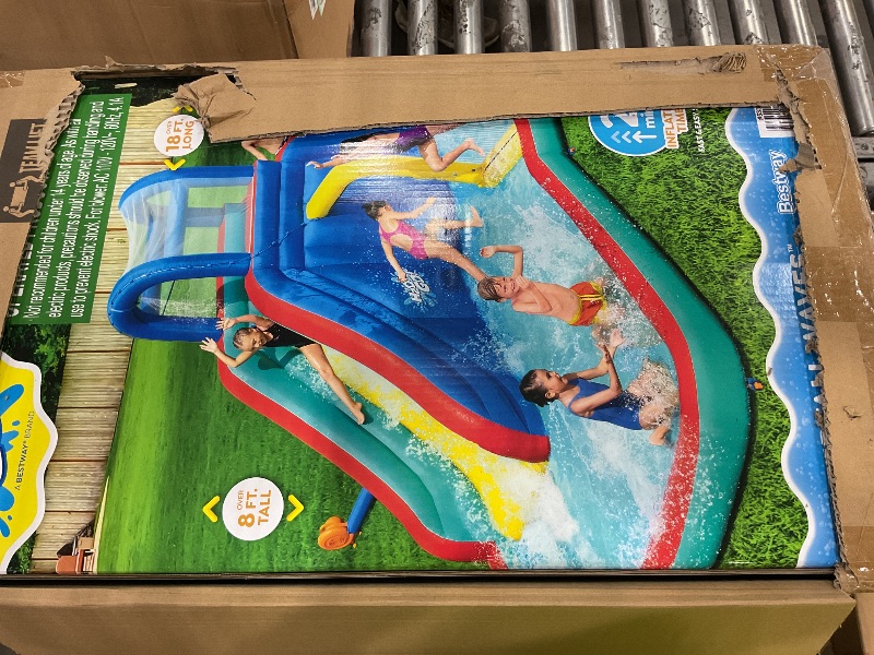 Photo 1 of Bestway H2OGO! Waterfall Waves Mega Water Park | Inflatable Slide and Pool Fits Up to 6 Children