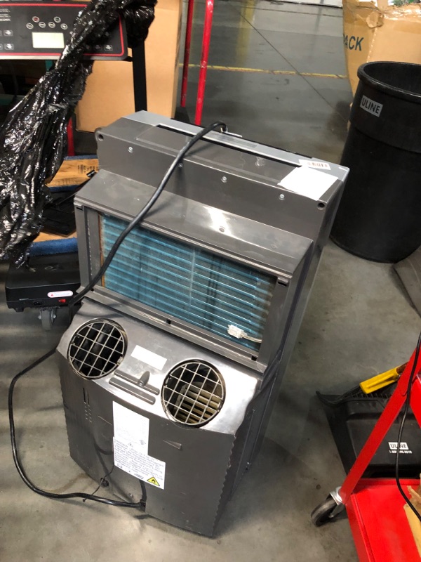 Photo 1 of ***HEAVILY USED AND DIRTY - MISSING BACK PANEL AND REMOTE - POWERS ON - UNABLE TO TEST FURTHER - SEE PICTURES***
Whynter Portable Air Conditioner 14,000 BTU with Dual Hose Dehumidifier & Cooling Fan for 500 Sq Ft Rooms, Includes AC Unit Window Kit, ARC-14