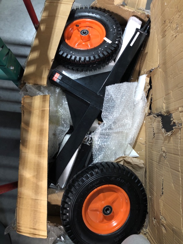 Photo 1 of (USED/FAIR) VEVOR Dolly, 1500lbs Tongue Weight Capacity, 2 in 1 Mover with 22 in and 26 in Adjustable Height and 2 in Ball, 16 in Pneumatic Tires and Universal Wheel, for Moving Car RV Trailer
