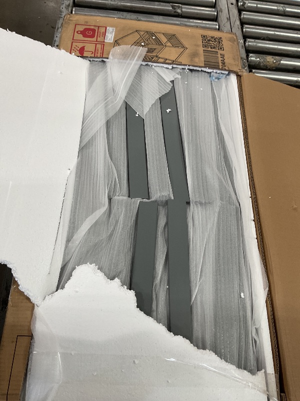 Photo 1 of *****PARTS ONLY*******Merax Twin Over Twin House Bunk Bed with Ladder, Twin Wood Bed Frame with Roof Design, Bunk Bed for Teens, Boys and Girls, Gray****BOX 1/2 ********