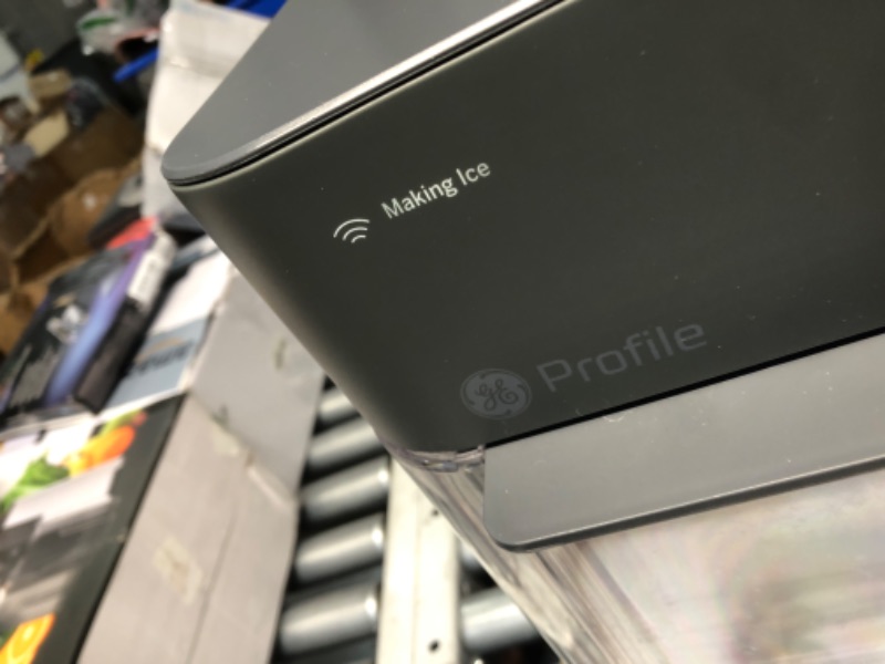 Photo 1 of ***NON-FUNCTIONAL, FOR PARTS ONLY, HEAVILY USED AND DIRTY*********
GE Profile Opal 2.0 XL with 1 Gallon Tank, Chewable Crunchable Countertop Nugget Ice Maker, Scoop included, 38 lbs in 24 hours, Pellet Ice Machine with WiFi & Smart Connected, Stainless St
