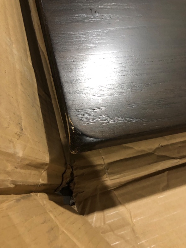 Photo 1 of ***DAMAGED - MISSING LEGS - SEE PICTURES***
Signature Design by Ashley Haddigan Traditional Rectangular Dining Extension Table, Seats up to 8, Dark Brown
