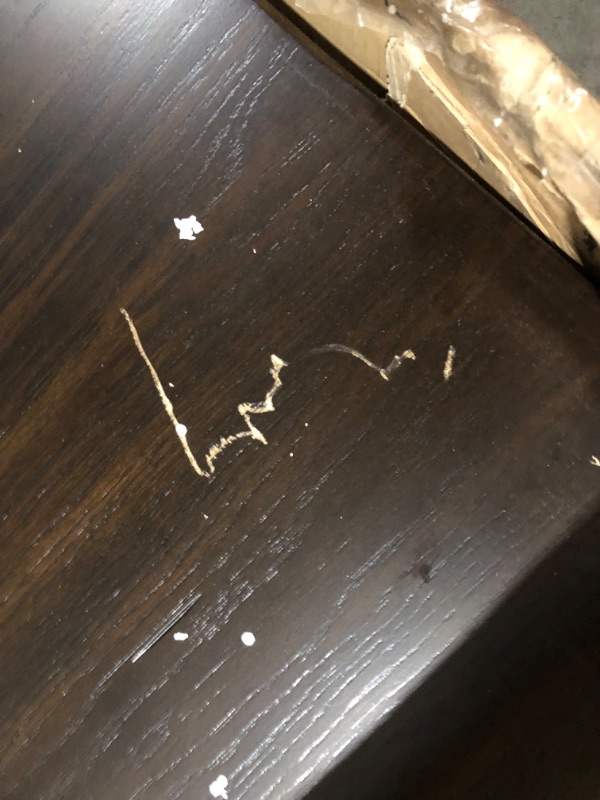 Photo 1 of ***DAMAGED - MISSING LEGS - SEE PICTURES***
Signature Design by Ashley Haddigan Traditional Rectangular Dining Extension Table, Seats up to 8, Dark Brown