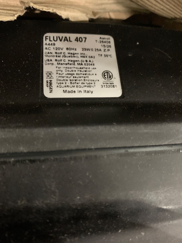 Photo 1 of **Parts Only** Fluval 407 Performance Canister Filter - 100 Gallons