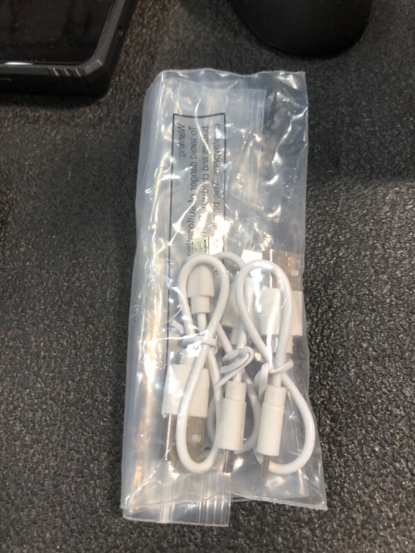 Photo 1 of 3 PACK MINI USB C CHARGER CORDS SHORTQ