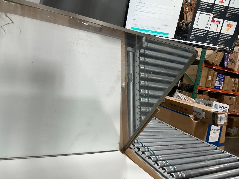 View 2 of ** STOCK PHOTO FOR REFERENCE ONLY**
LOAAO 48x36 Inch Brushed Nickel Bathroom Mirror