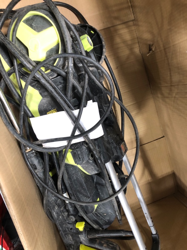 Photo 1 of *UNABLE TO FULY TEST*Electric Pressure Washer 5000PSI-Max 3.6GPM Power Washer Touch Screen Adjustable Pressure,4 Nozzles and 500ml Foam Cannon Power Washer Cleaning for Patio Yellow