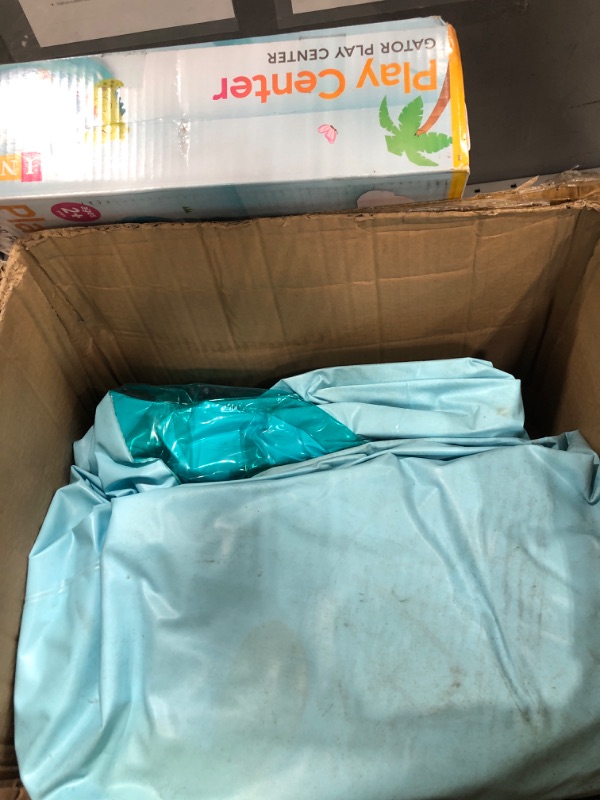 Photo 1 of *UNKNOWN OF ANY MAOR DAMAGES* Intex Gator 6.6' x 5.6' x 4" Outdoor Inflatable Kiddie Pool Water Play Swim Center