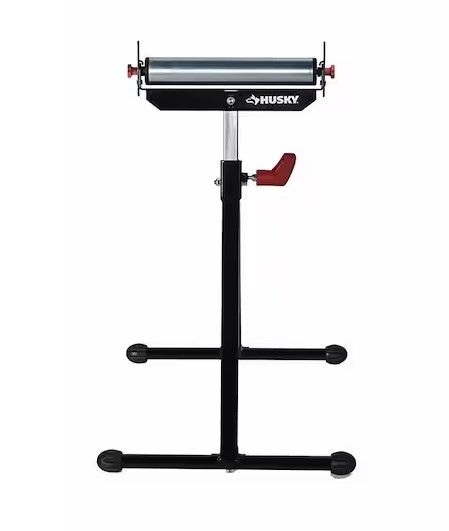 Photo 1 of *23 in. to 43 in. Stationary Steel Roller Stand with Edge Guide
