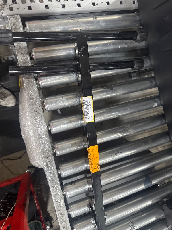 Photo 1 of *23 in. to 43 in. Stationary Steel Roller Stand with Edge Guide
