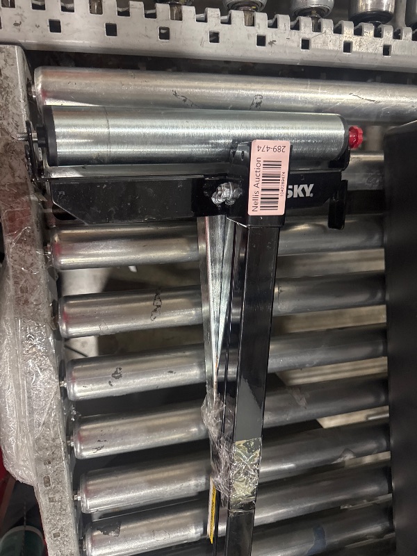Photo 1 of *23 in. to 43 in. Stationary Steel Roller Stand with Edge Guide
