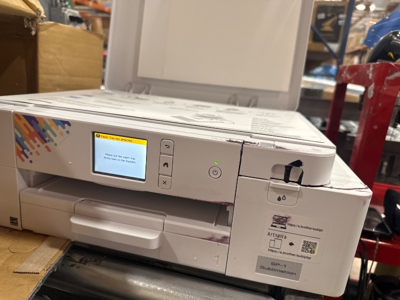 Photo 1 of *POWERS ON //MINIR DAMAGE*Brother Sublimation Printer