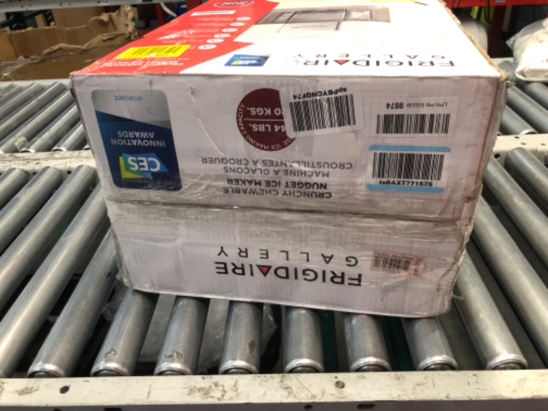 Photo 1 of Frigidaire Nugget Ice Maker, Countertop Ice Machine with Transparent Window, Sonic Ice Maker with 44 lbs. Capacity, Auto Self Cleaning Ice Maker Machine, 2.0 Gen, Cream - 16.75D x 11.75W x 20.25H