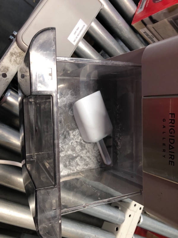 Photo 1 of Frigidaire Nugget Ice Maker, Countertop Ice Machine with Transparent Window, Sonic Ice Maker with 44 lbs. Capacity, Auto Self Cleaning Ice Maker Machine, 2.0 Gen, Cream - 16.75D x 11.75W x 20.25H