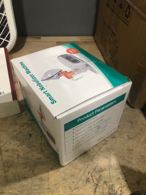 Photo 1 of Smart Portable Nebulizer for Adults and Kids, Digital Nebulizer Machine for Kids, Breathing Treatment Machine Nebulizer, Nebulizer Compressor with Timer Function (Two Nebulizer Masks Included)