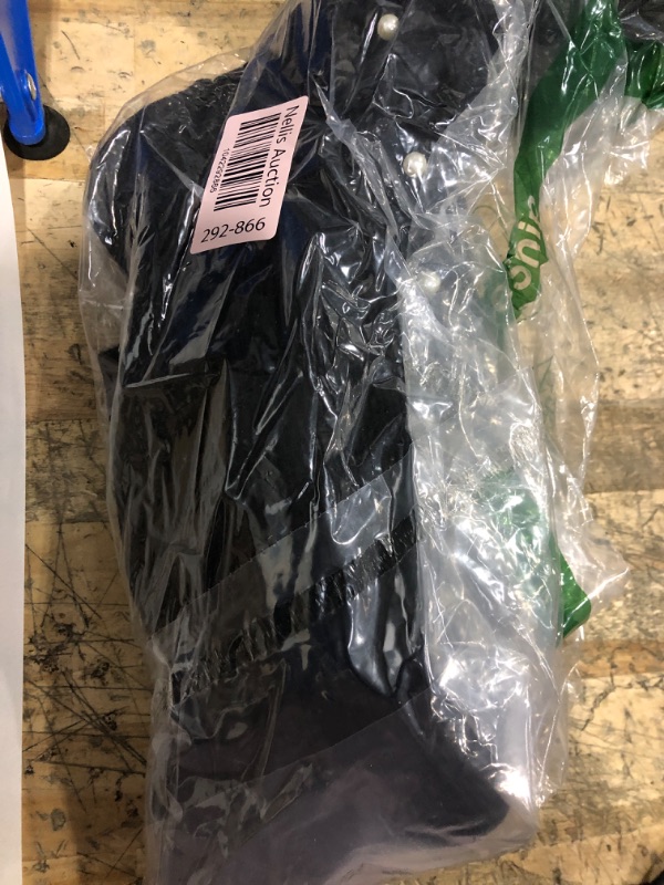 Photo 1 of (MEDIUM) (BAGGED) Verdusa Women's Pearl Sweaters Split Long Sleeve Collar V Neck Fitted Pullovers Black Medium