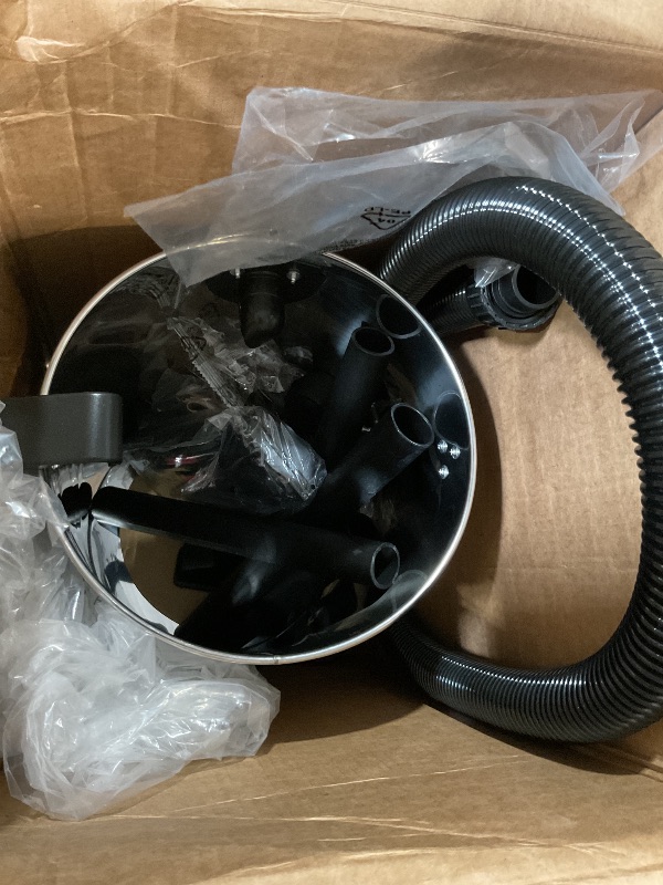 Photo 1 of (Broken)(sold for parts) Stanley SL18129 Wet/Dry Vacuum, 4 Gallon, 4 Peak HP, Stainless Steel Tank with Top Handle, 3-in-1 Shop Vacuum Cleaner with Blower for Home