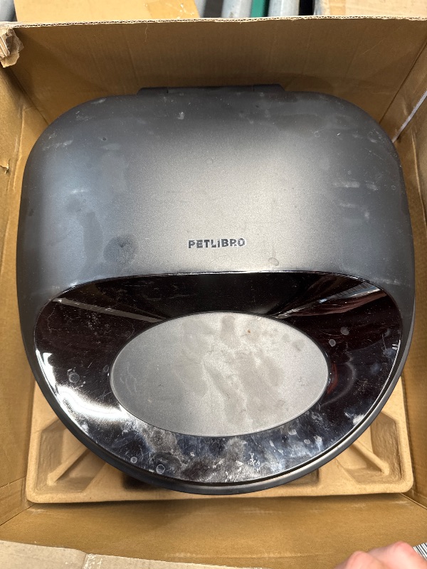Photo 1 of (PARTS) (NOT A COMPLETE SET) (NON-FUNCTIONAL) PETLIBRO Automatic Cat Feeder Wet Food with Stainless Steel Bowl, Refrigerated Auto Cat Feeder with Semiconductor Cooling, 3 Fresh Meals for 3 Days, App-Controlled Pet Food Dispenser, Easy to Clean
