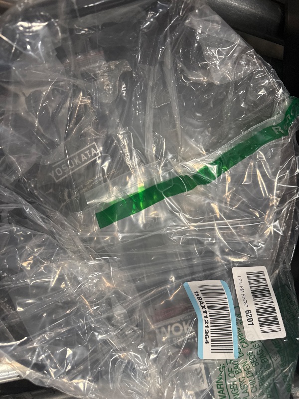 Photo 1 of YOSUKATA 13.5" Carbon Steel Wok Pan – Pre-Seasoned Flat Bottom Pow Wok for Stir Fry, BBQ, Grill & Camping – Traditional Japanese Chinese Cookware – Compatible with Induction, Electric, Gas, Open Fire