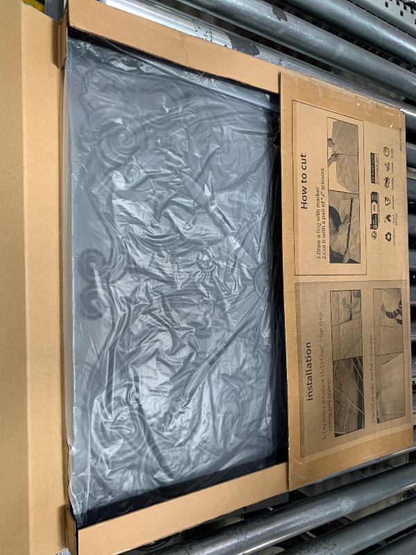 Photo 1 of ***(NOT A COMPLETE SET/ ONLY 2 PANELS)***Art3d Decorative Ceiling Tile 2x2 Glue up, Lay in Ceiling Tile 24x24 Pack of 12pcs Spanish Floral in Black