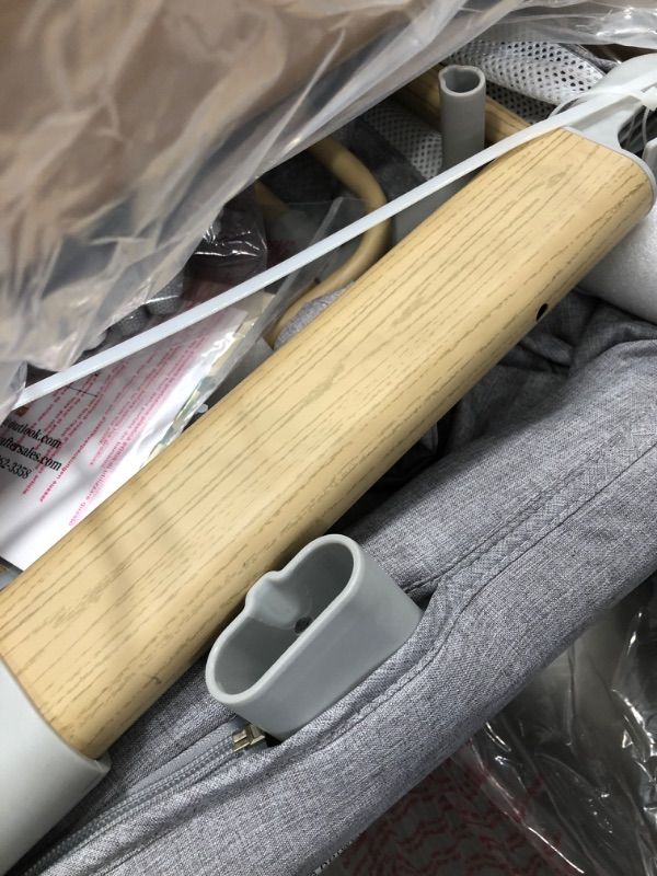 Photo 1 of AMKE Baby Bassinets,All mesh Bedside Sleeper,Portable for Safe Co-Sleeping,Adjustable Crib,Baby Bed for Infant Newborn