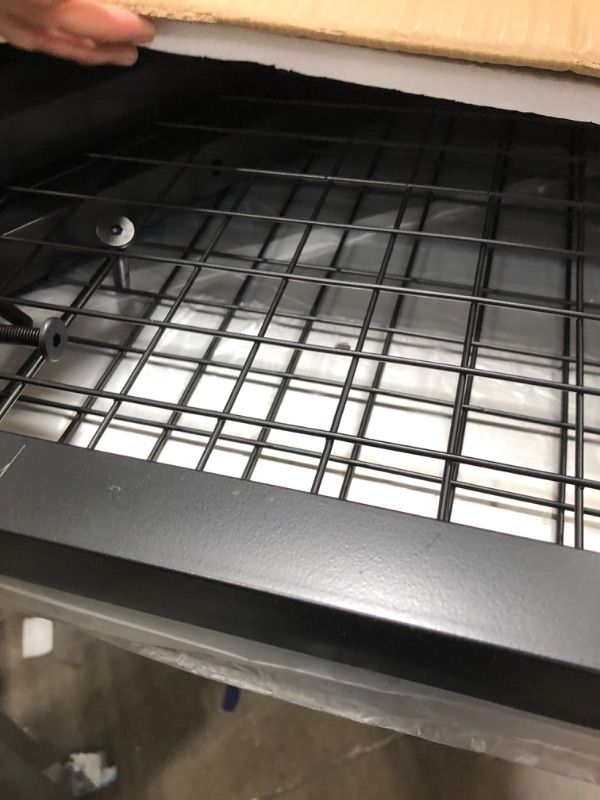 Photo 1 of Movable Food Prep and Work Table Stainless Steel Grill Cart Modular Table with Wheels and Handle Double-Shelf Commercial Kitchen Tables Heavy Duty Pizza Oven Stand Outdoor