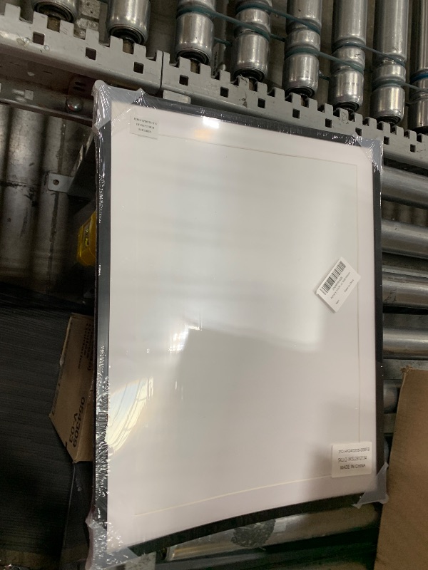 Photo 1 of ***(PARTS ONLY/ MAJOR DAMAGE)***Rempry 14x18 Picture Frame, Display Pictures 12x16 with Mat or 14x18 Without Mat, Wall Hanging or Tabletop Photo Frame with Shatter Resistant Plexiglass, Black, 1 Pack