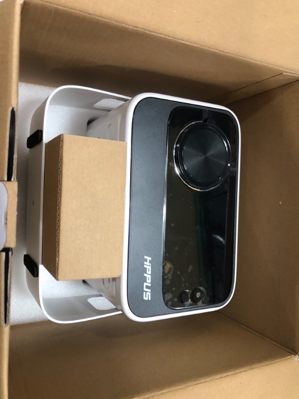 Photo 1 of [Auto Focus/Keystone] Smart Projector 4K with Android 9.0 1080P Native 500 ANSI, Ceiling Projector with WiFi 6 and Bluetooth Object Avoidance, and Screen Adaption?White?
