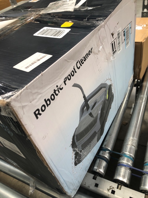 Photo 1 of Robotic Pool Cleaner?Wall Climbing and Waterline Cleaning, Smart Navigation, Pool Cleaners for Inground Pools up to 1,600 Sq, Pool Cleaning Robot with Larger Top-Loading Filters