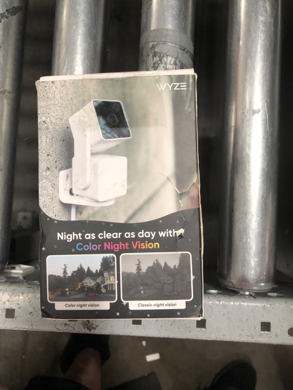 Photo 1 of ***(PARTS ONLY/ MAJOR DAMAGE/ NON FUNCTIONAL)***
WYZE Cam Pan v3 Indoor/Outdoor IP65 1080P 360° Pan/Tilt/Zoom WiFi Smart Home Security Camera, Motion Tracking for Baby/Pet, Color Night Vision, Works with Alexa&Google Assistant, Free Expert Setup