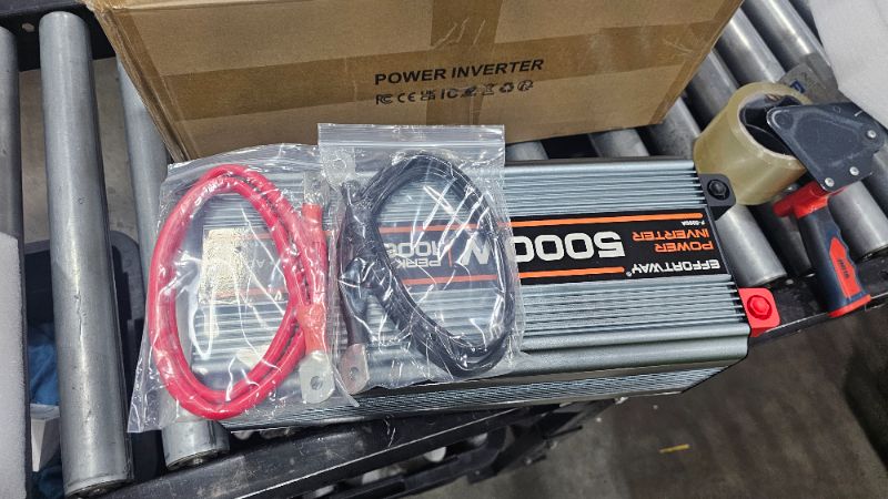 Photo 1 of ***PARTS ONLY***5000 watt Power Inverter DC 12V to AC 110V/120V Converter,10000w Peak.Comes with LCD Display,Wireless Controller, 4AC outlets,1USB.RV Inverter,Suitable for Camping,and Off-Grid Solar Inverter Systems