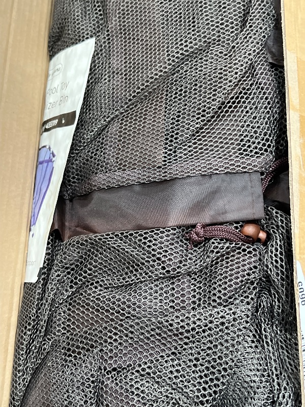 Photo 1 of ***PARTS ONLY ****Essentially Yours Pool Noodles Holder, Toys, Floats, Balls and Floats Equipment Mesh Rolling Storage Organizer Bin, XXL, Brown Style 455119