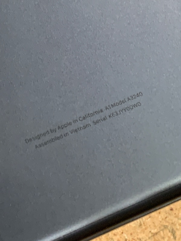 Photo 1 of *Locked/ final sale/ no refunds/ powers on*
Apple 2025 MacBook Air 13-inch Laptop with M4 chip: Built for Apple Intelligence, 13.6-inch Liquid Retina Display, 16GB Unified Memory, 256GB SSD Storage, 12MP Center Stage Camera, Touch ID; Midnight